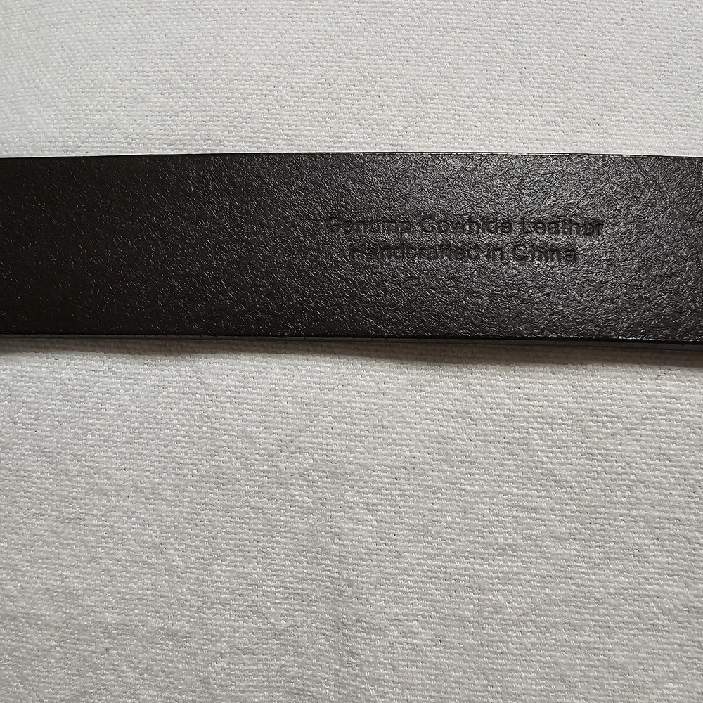 Elegant Dark Brown Leather‎ Belt with Silver Buckle